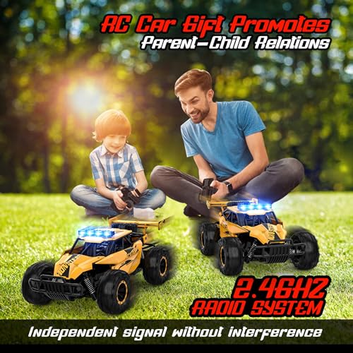 2.4GHz 1:12 Monster RC Truck with LED Headlight and Rechargeable Battery C493