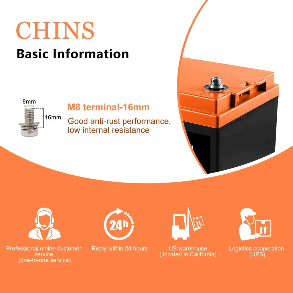 12V 100AH LiFePO4 Lithium Battery L638