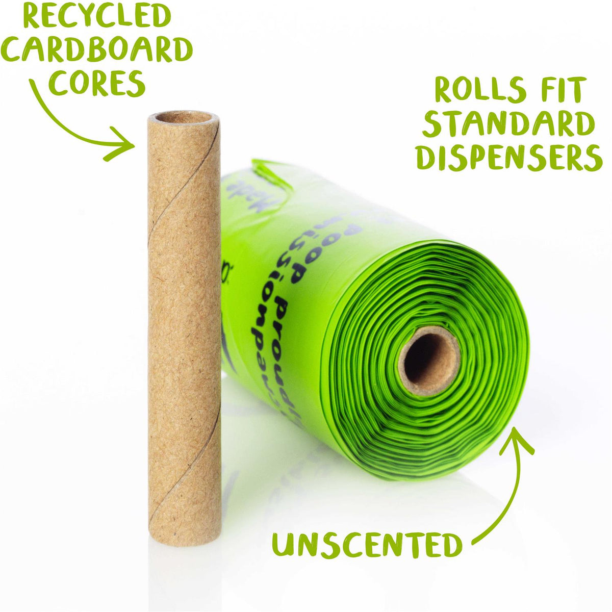 Compostable Dog Poop Bags on Refill Rolls S15572