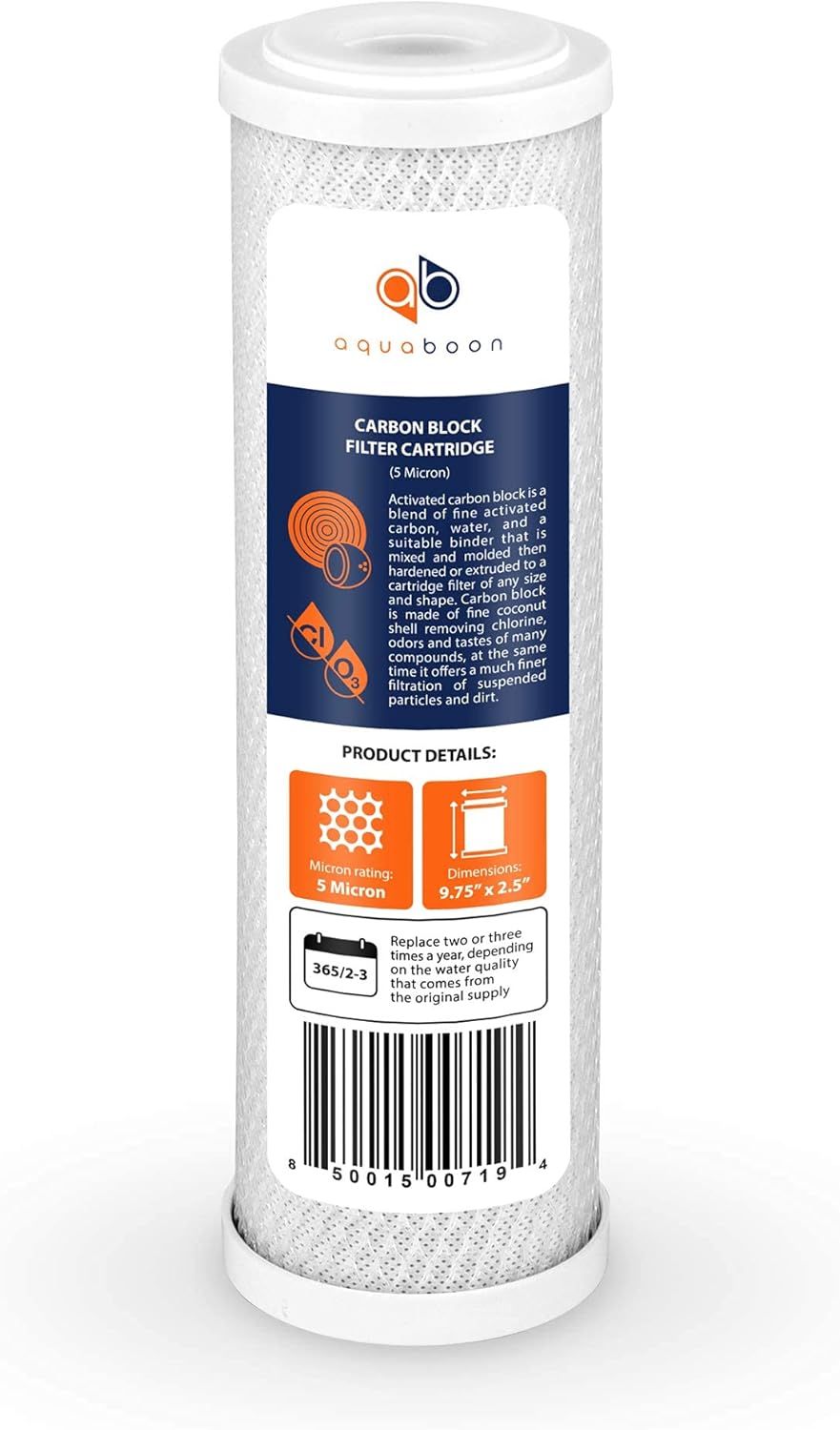 12-Pack 5 Micron 10 inch Sediment & CTO Carbon Filters Y396