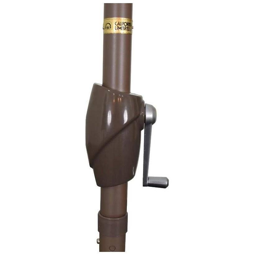 9 ft. Aluminum Push Button Tilt Market Umbrella, Beige H70455