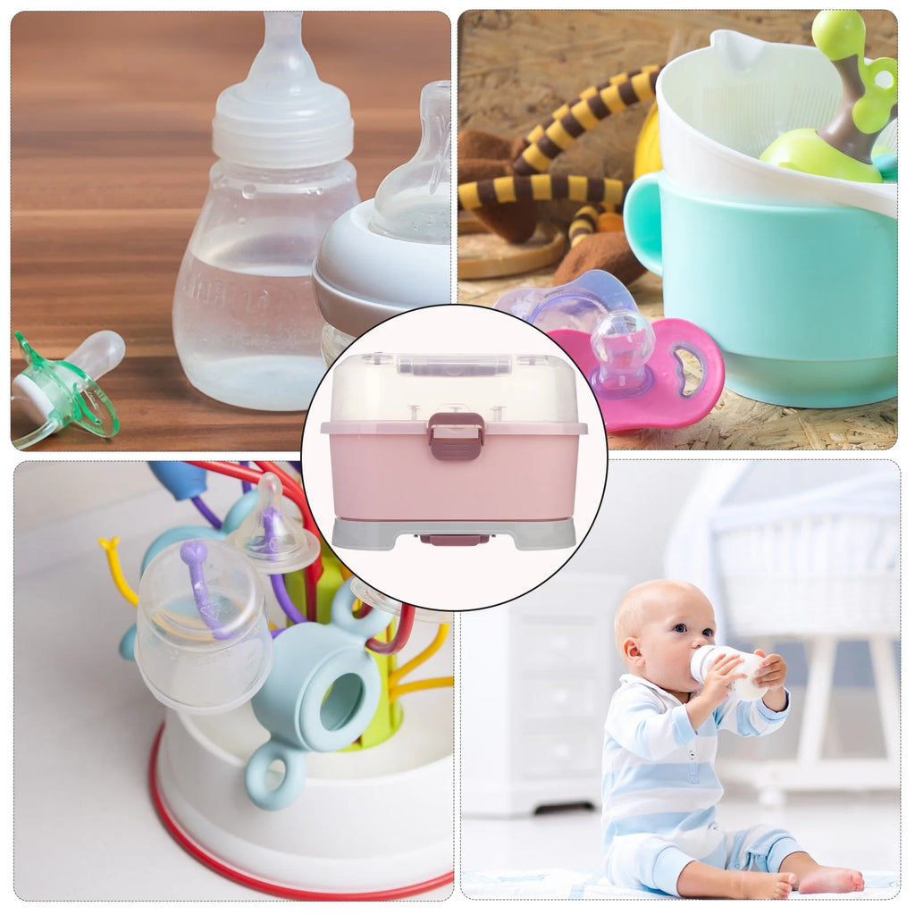 Milk Bottle Case Baby Bottle Drying Rack Box J61631