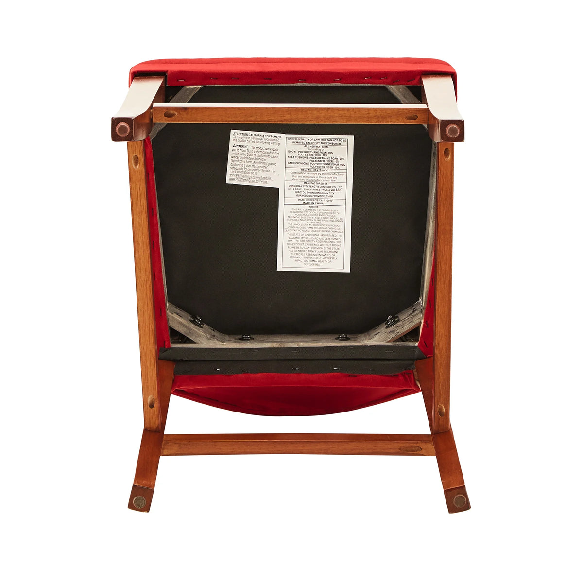 Red Dining Chair Set of 2 H497