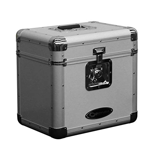 Black Stackable Record Utility Case for 70 12" Vinyl Records N158