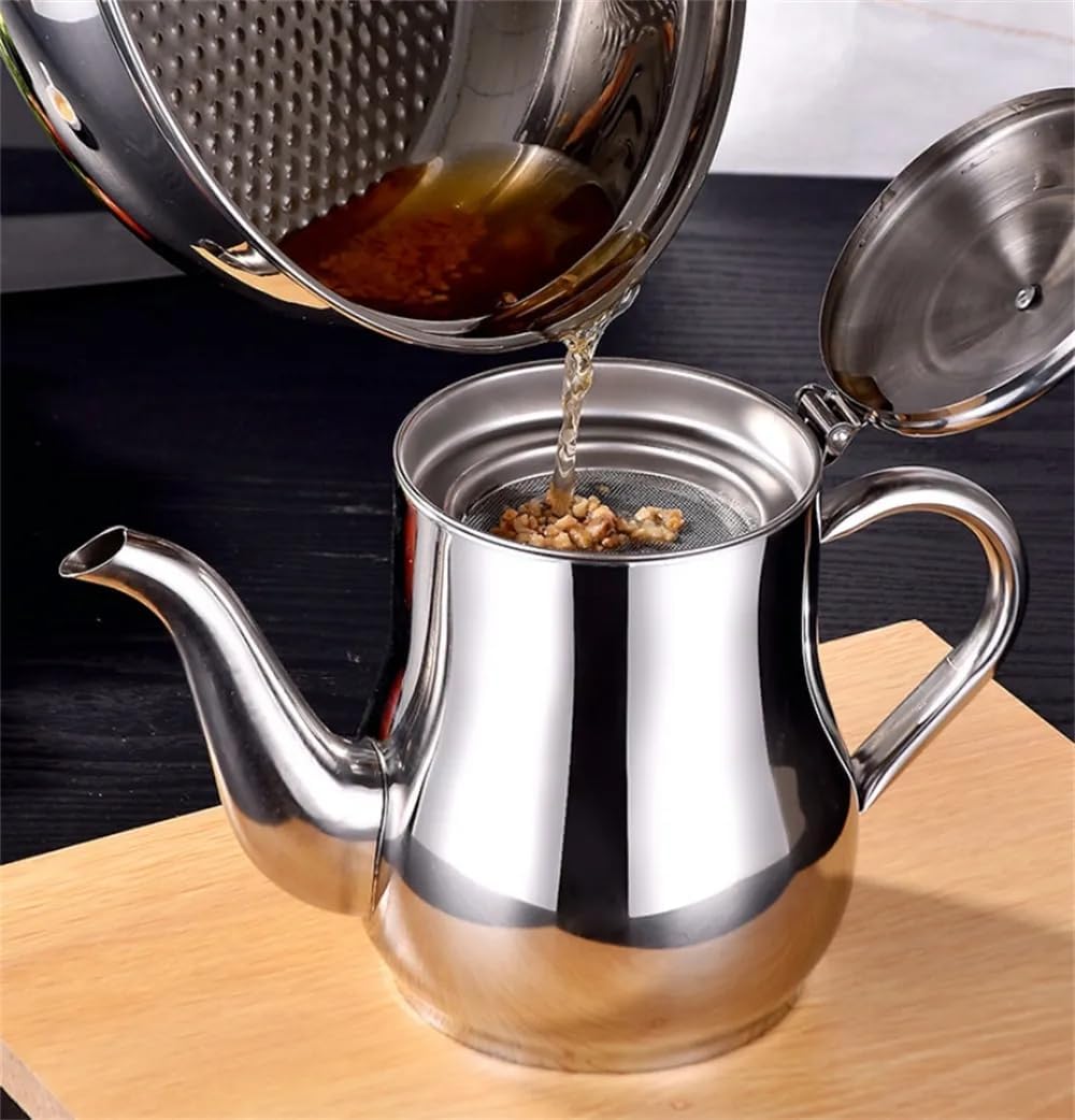 24oz 304 Stainless Steel Oil Filter Cup with Mesh K863