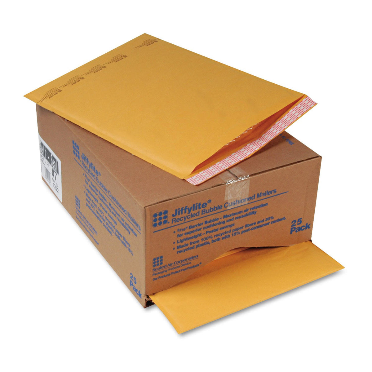 Self Seal Mailer, 14 1/4 x 20, Golden Brown, 25/Carton S647