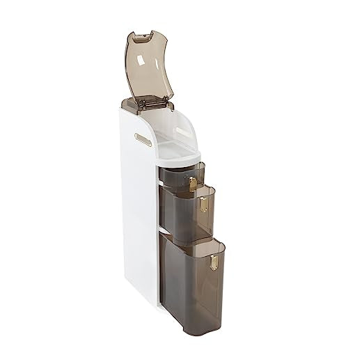 Tall Slim Storage Tower with Wheels N642315