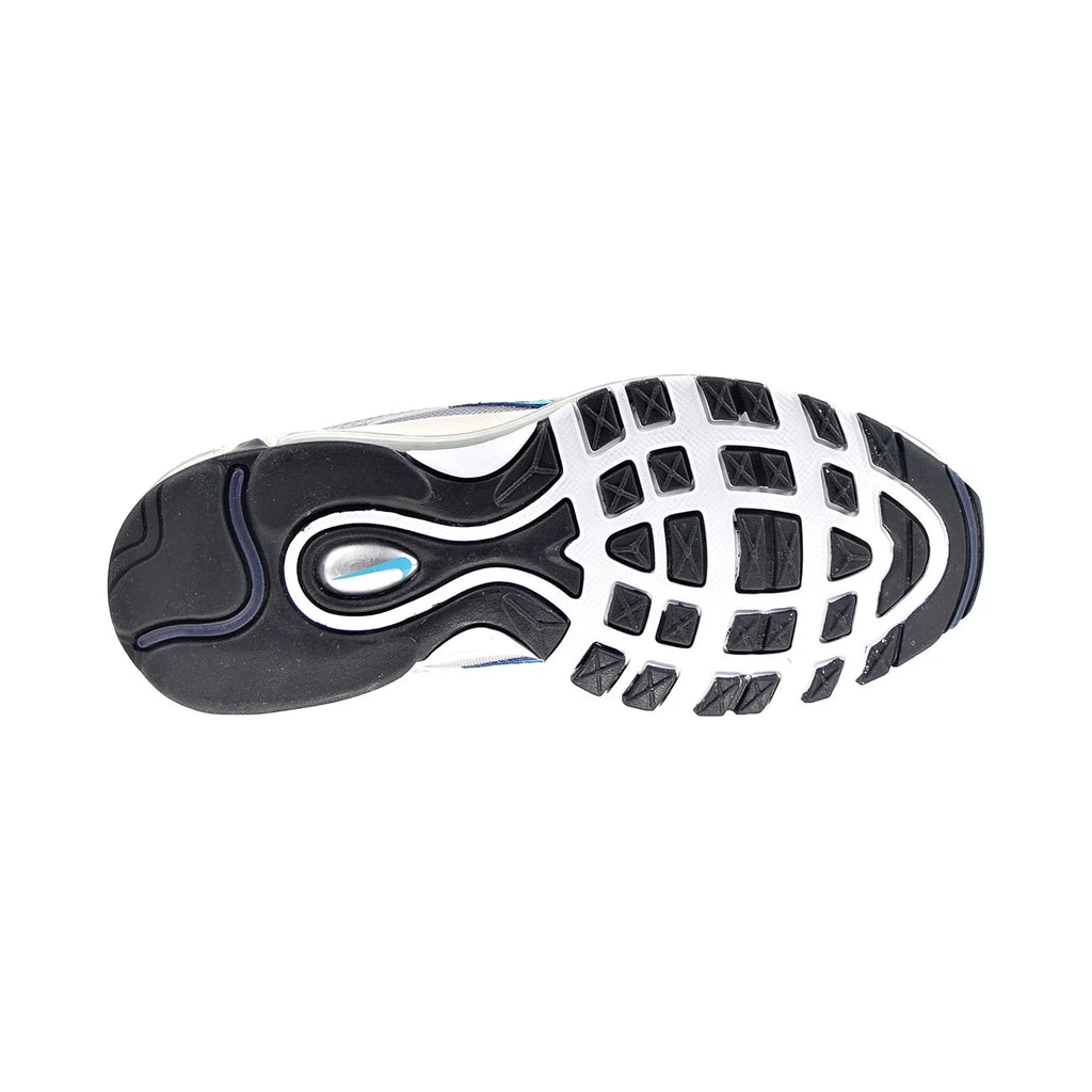 Metallic Silver Chlorine Blue Shoes O51414