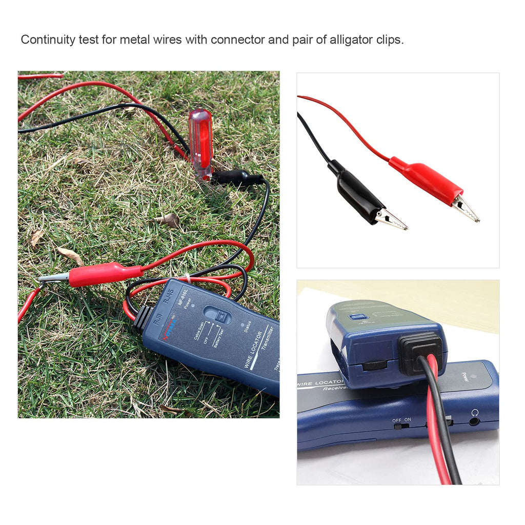 Underground Cable Wire Locator with Rechargeable Lithium Battery F77385