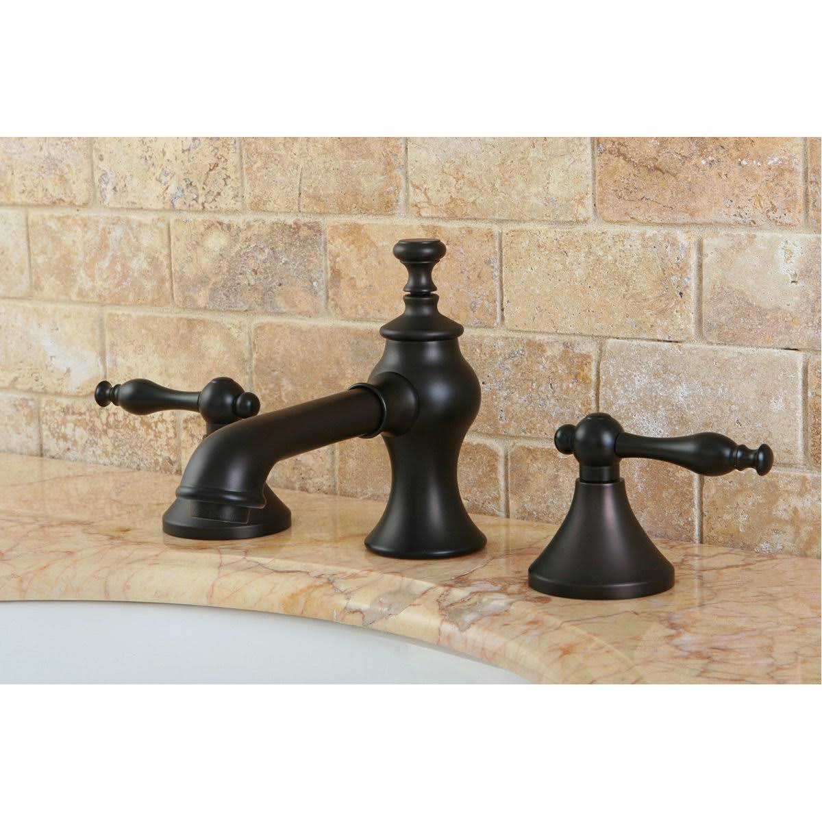 Brushed Nickel Widespread Bathroom Faucet Y358870