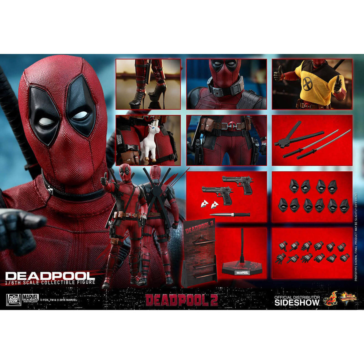 Deadpool 1/6th Scale Action Figure S36941