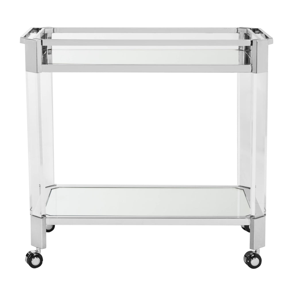 Acrylic Bar Trolley J2071