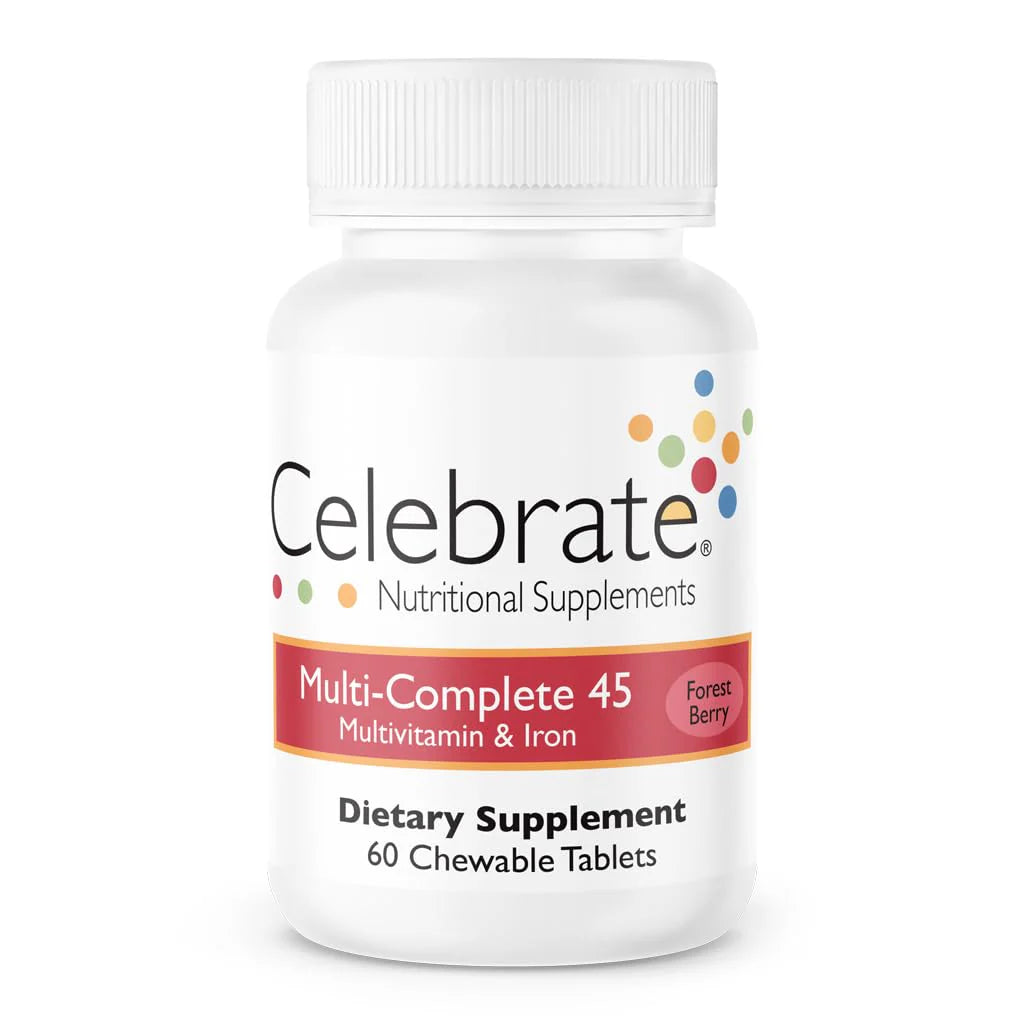 Chewable Bariatric Multivitamin with Iron, Forest Berry, 60 Count O3287