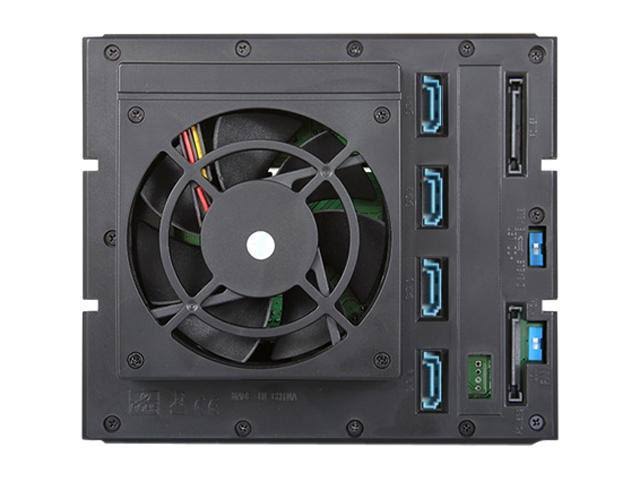 3x5.25x22 to 4x3.5x22 12Gb/s Cage Blue S75491