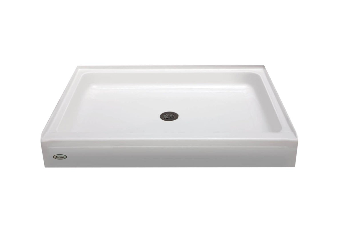 White 48x22 Rectangle Shower Base L241