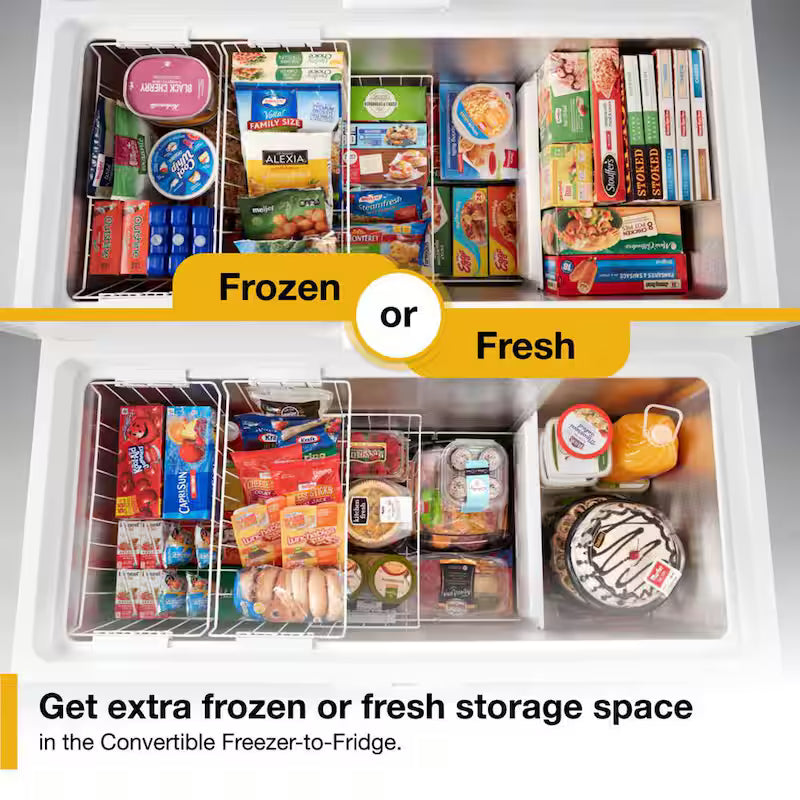 16 cu. ft. Convertible Freezer L549