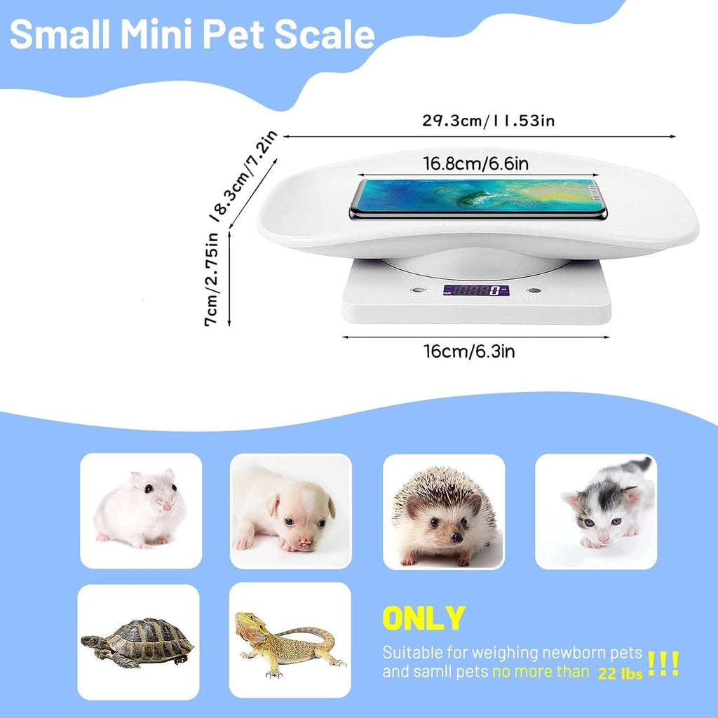 White LCD Multifunctional Mini Kitchen Scale, Pack of 2 A51956