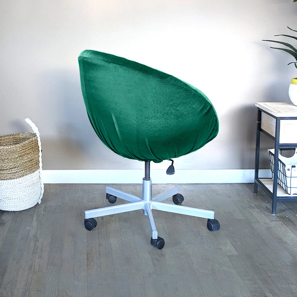 Velvet Green Chair Slip Cover B87414
