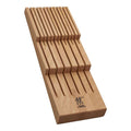 12 Slot In-Drawer Knife Organizer Beechwood W220