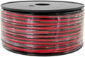 20 AWG 100 ft Red & 100 ft Black Bonded Zip Cord Speaker Cable Z2334