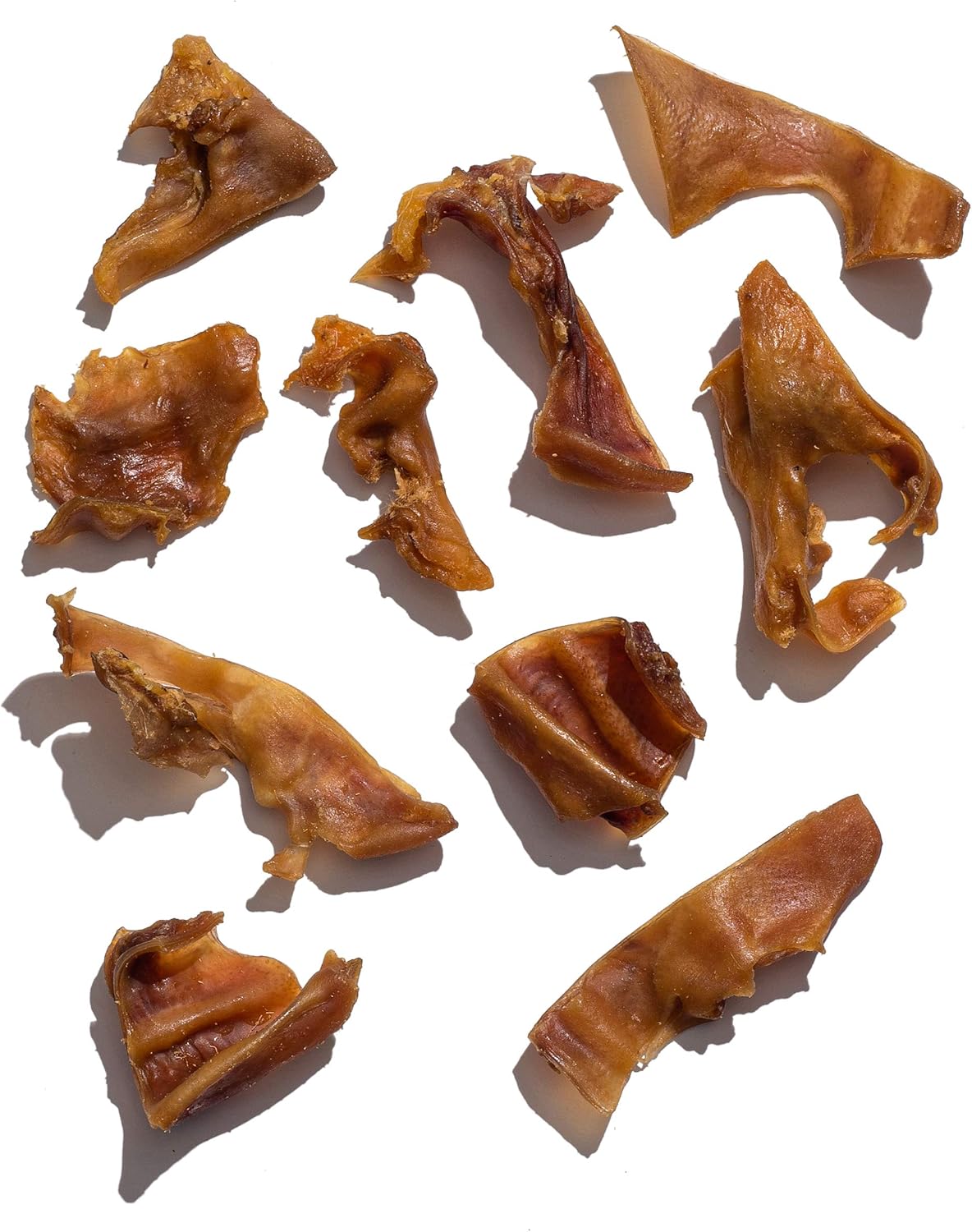 Pig Ears Slivers (1lb) Natural Dog Chews Pork Dog Treats N767