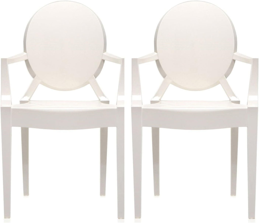 Set of 2 30” Clear Polycarbonate Bar Stool J61399