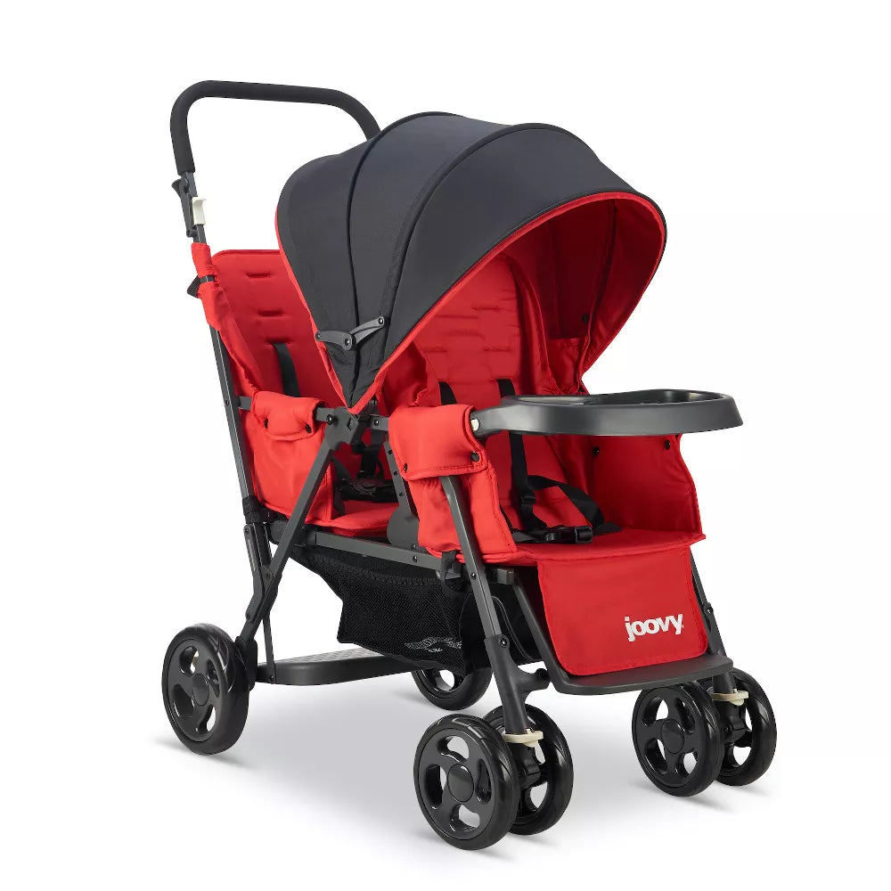Red Tandem Double Stroller D79052