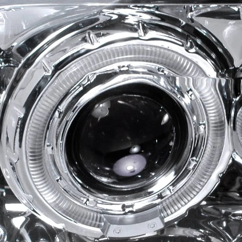 Chrome Halo Projector Headlights Q654