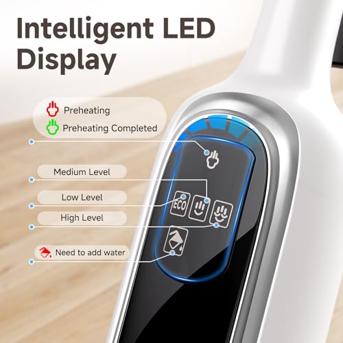 12-in-1 Steam Mop Detachable Handheld Steam Cleaner T438