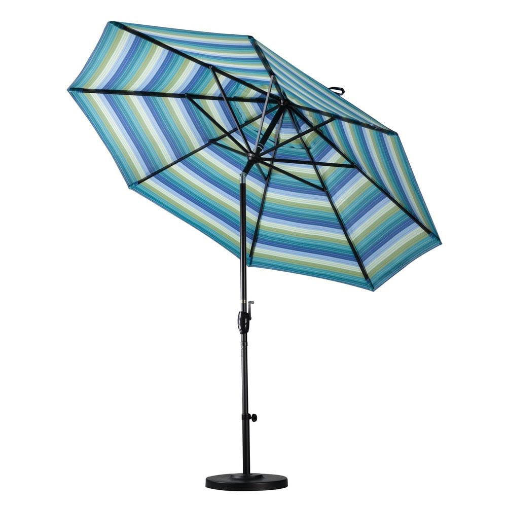 9 ft. Aluminum Push Button Tilt Market Umbrella, Beige H70455