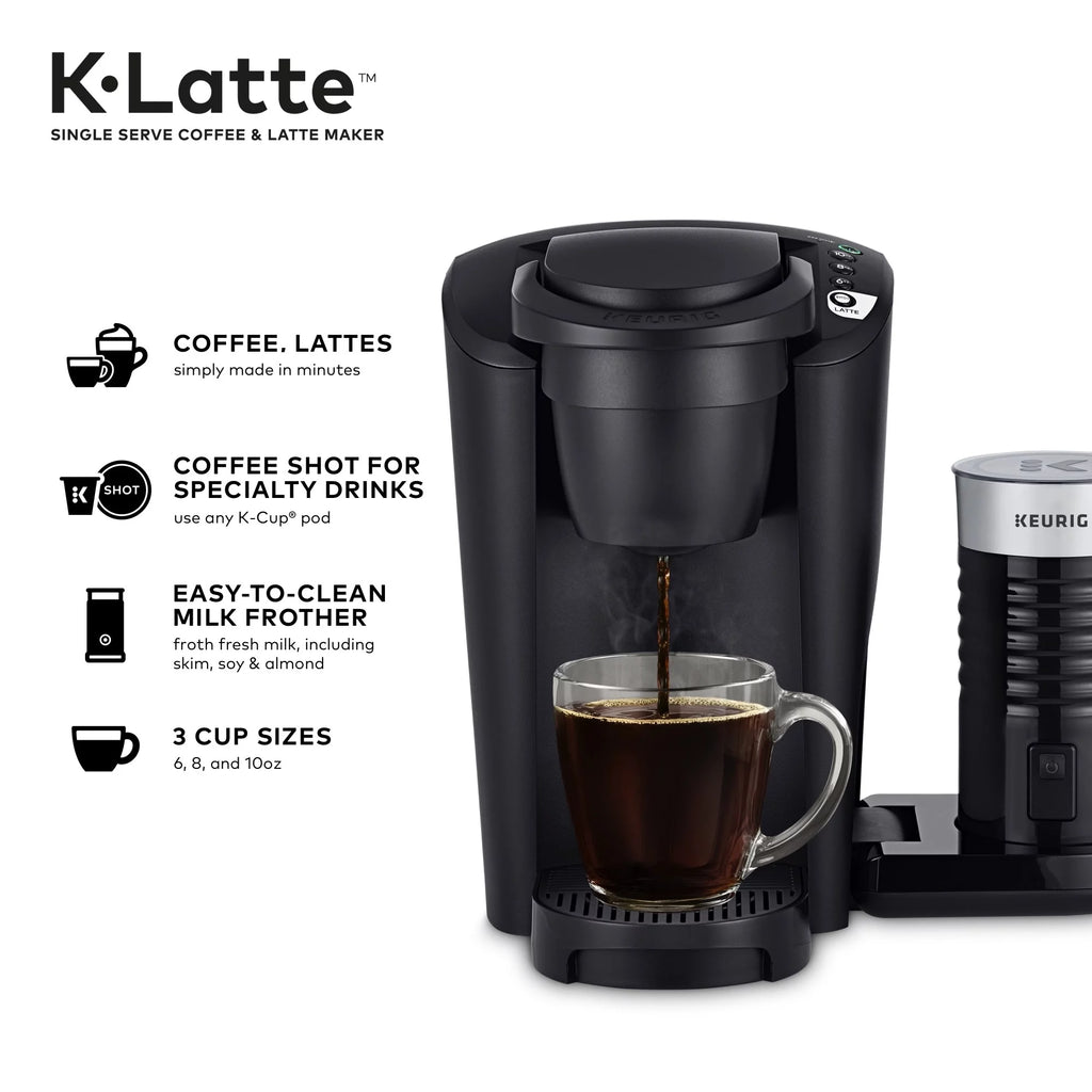 Black Single Serve Coffee and Latte Maker Z82671
