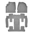 Grey 3 Row Floor Mats Liner Set P99100