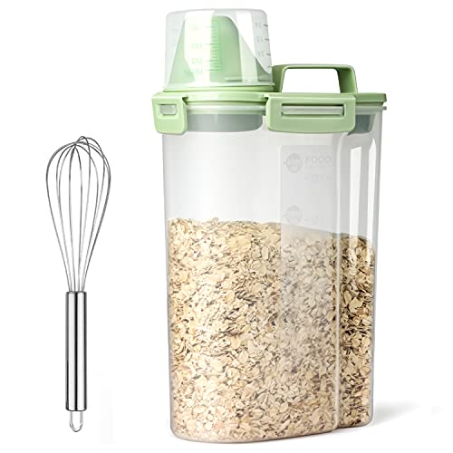 BPA Free Plastic Storage Container with Pourable Spout and Measuring Cup N28352