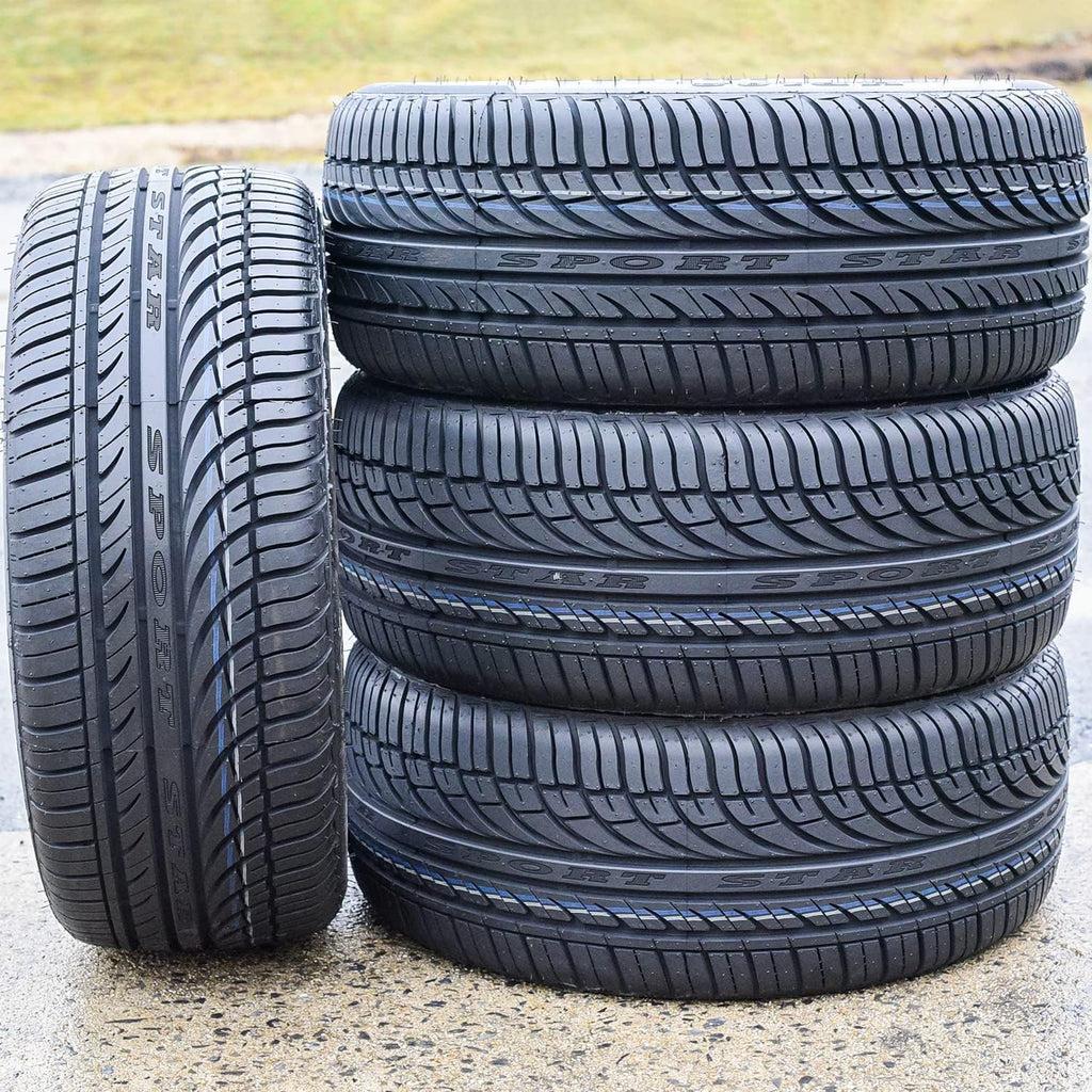 Set of 4 All-Season High Performance Radial Tires 225/40R18 92W Load Range XL 4-Ply BSW I29476