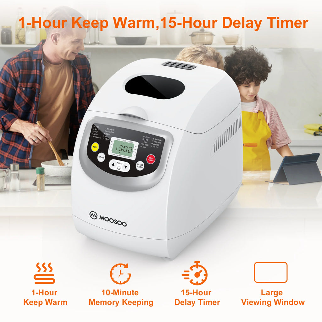 2lbs. 19 in 1 Auto Bread Machine with Gluten Free Setting B533625