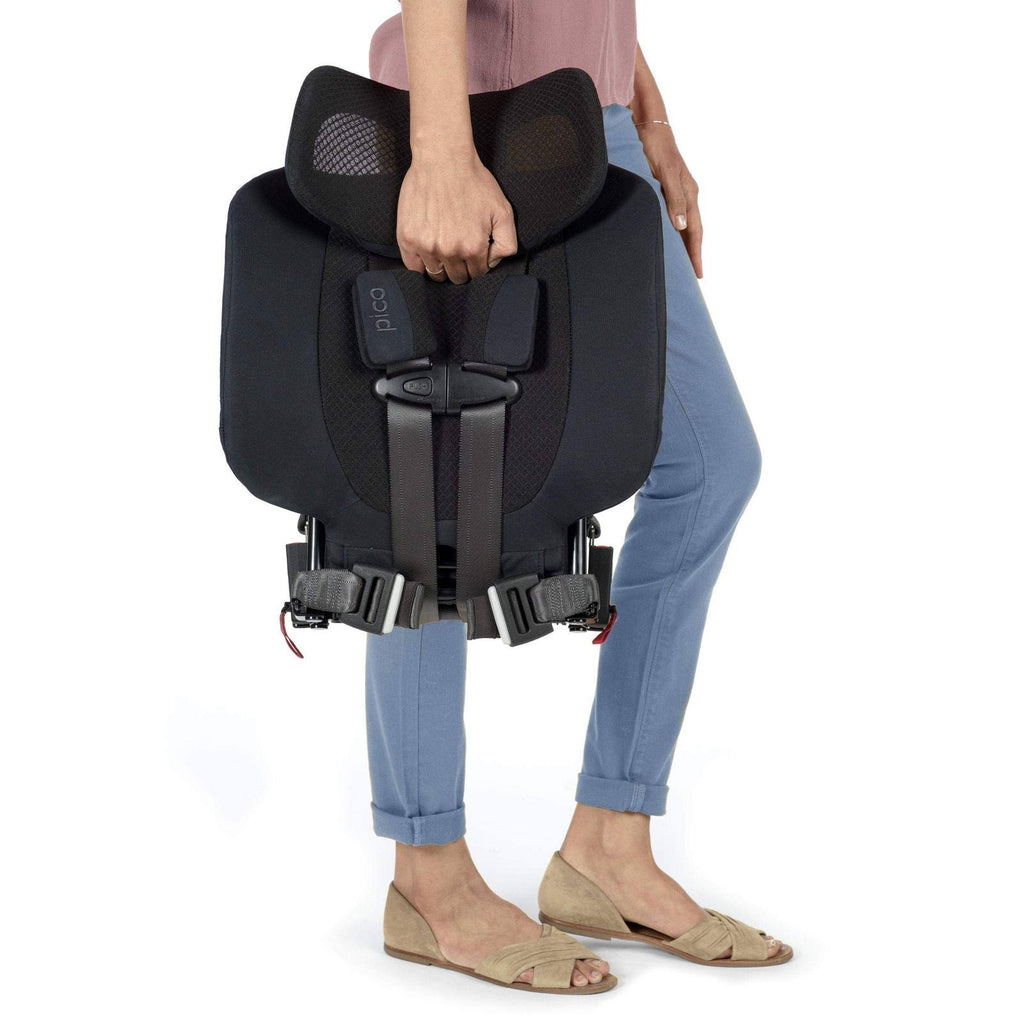 Black Portable Foldable Convertible Car Seat and Travel Bag Bundle R8301