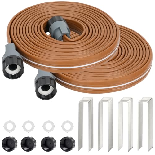 20 ft 2 Pack Soaker Hose with Holes D6504