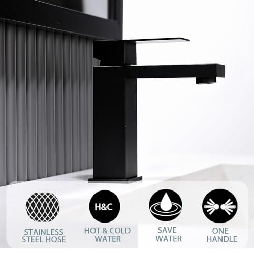Brushed Nickel Tall Vessel Sink Faucet with Pop-up Drain Q234993