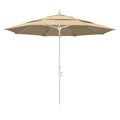 11 ft Aluminum Patio Umbrella Antique Beige Y7810