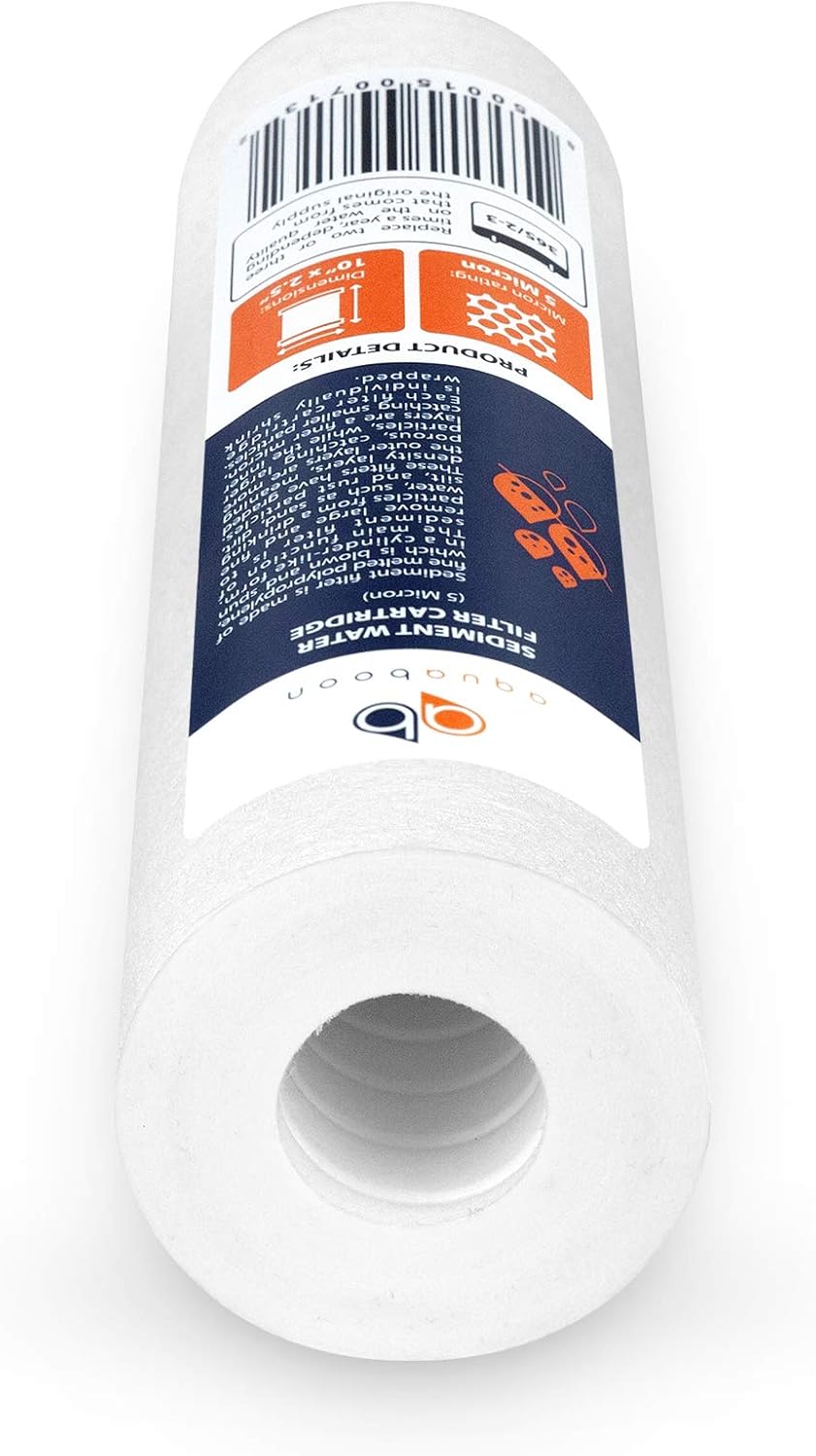 12-Pack 5 Micron 10 inch Sediment & CTO Carbon Filters Y396