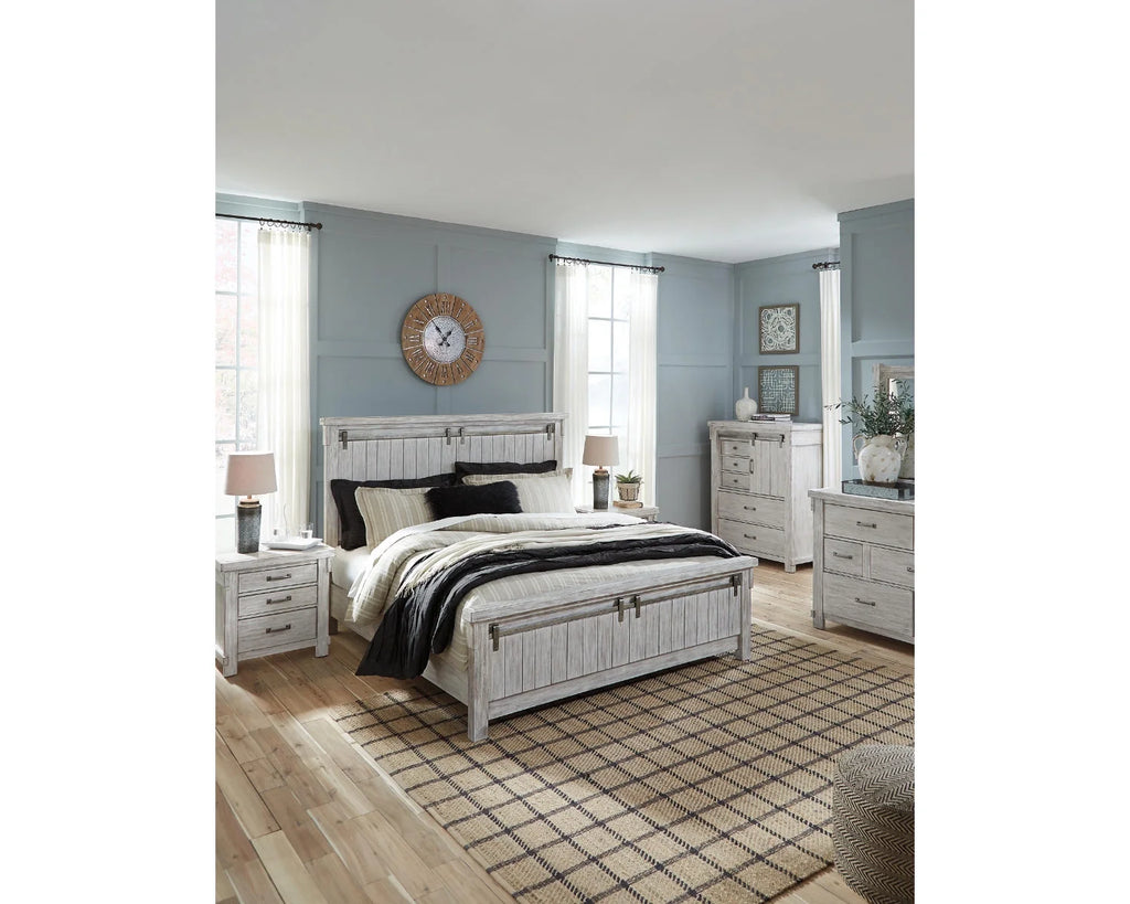 White Nightstand M14468