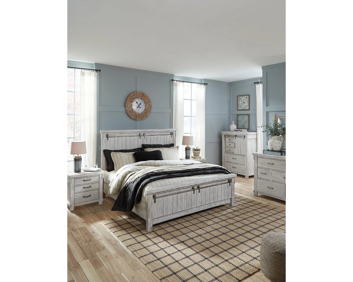 White Nightstand M14468