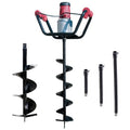 1500W Electric Post Hole Digger with 8" Digging Auger and Extension Rods Y234033