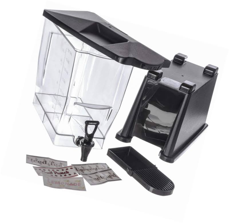 3 Gallon Black Beverage Dispenser X78027