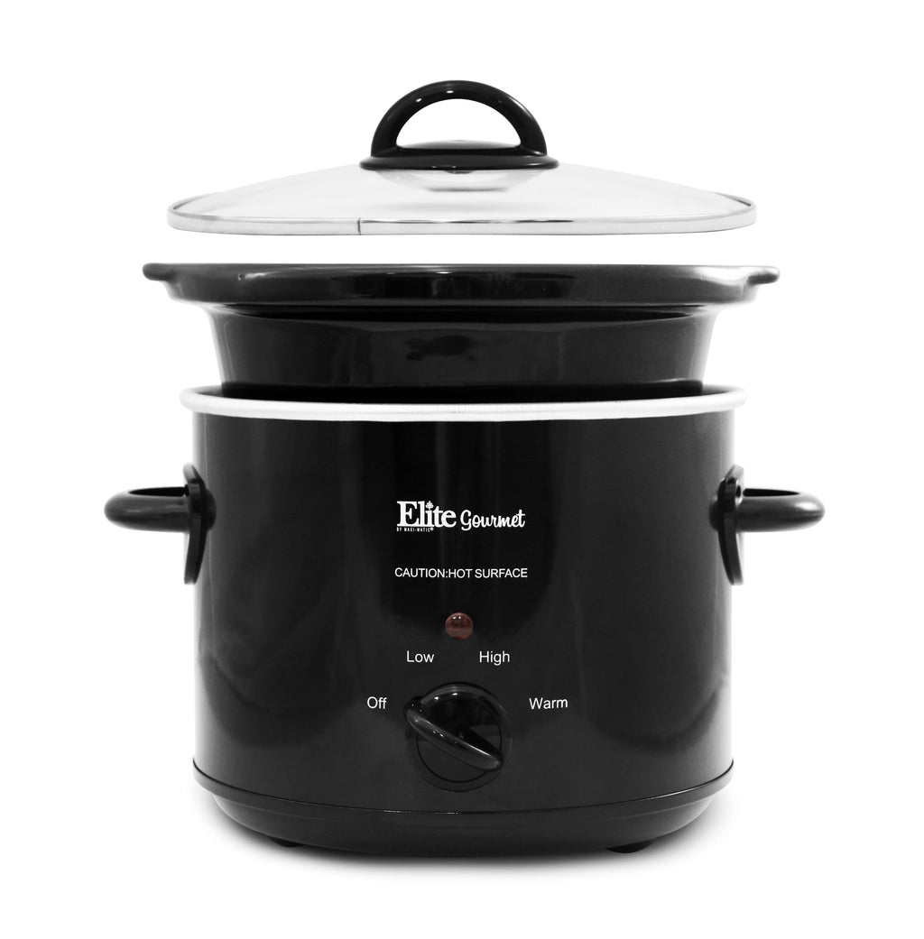 3-Quart Black Slow Cooker A7311