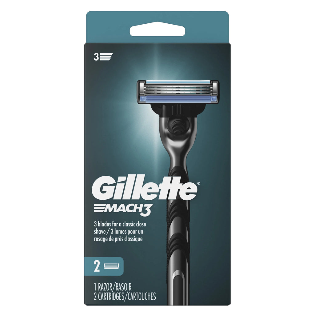 Mens Razor Handle and 2 Blade Refills Y6746
