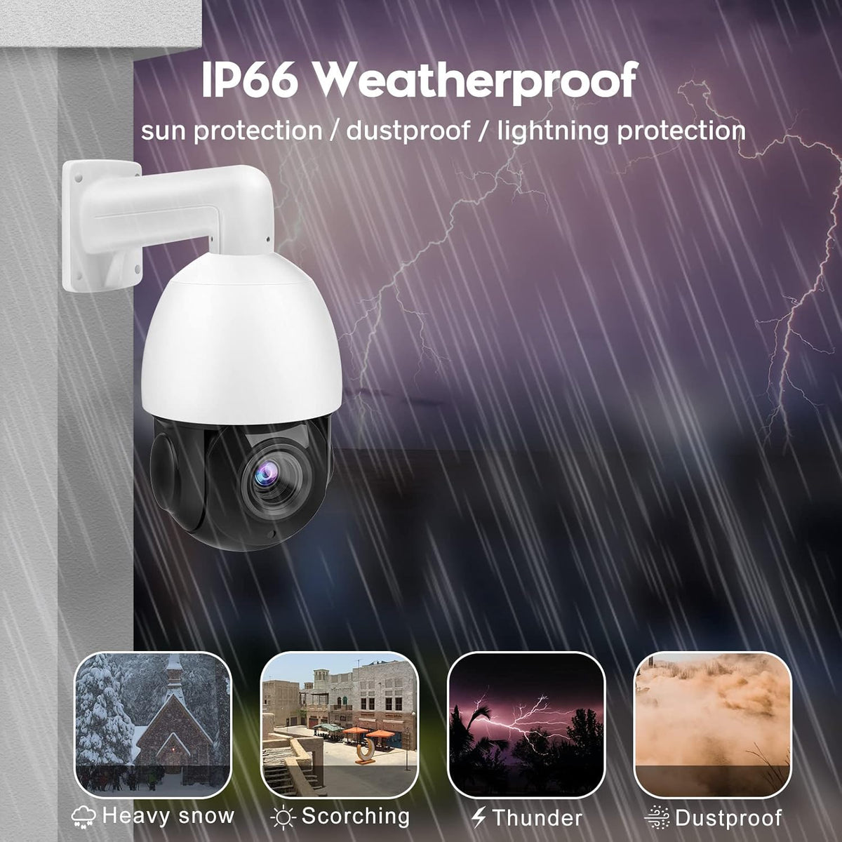 5MP PoE PTZ Security Camera with 18x Optical Zoom Z1065