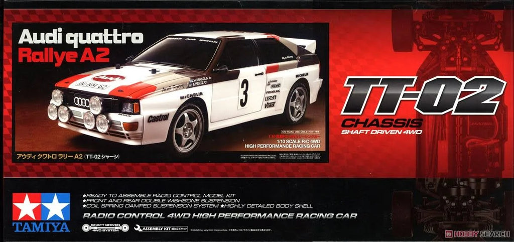 RC Audi Quattro A2 Rally Car Kit TT-02 Chassis H94213