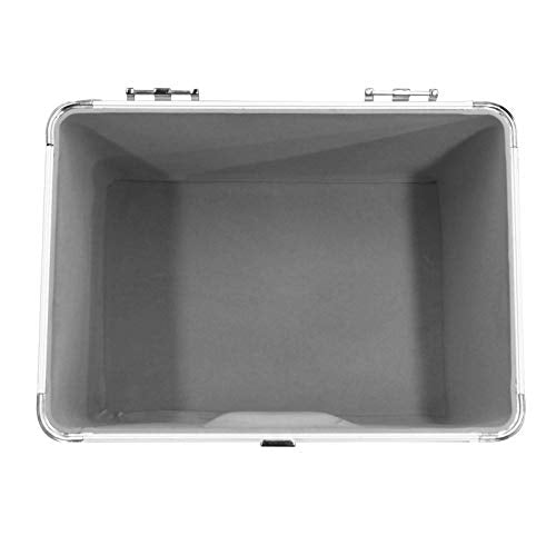 Black Stackable Record Utility Case for 70 12" Vinyl Records N158