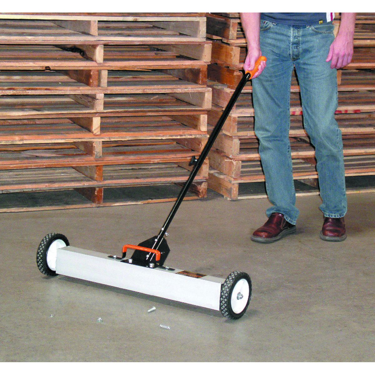 30 In. Magnetic Sweeper with Wheels J703376